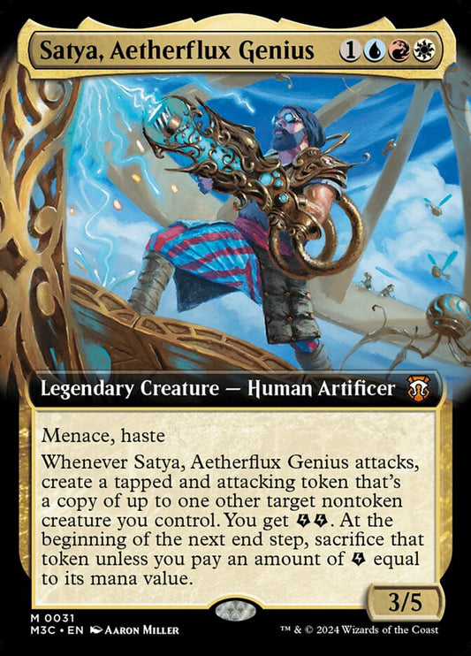 Satya, Aetherflux Genius Extended Art Foil