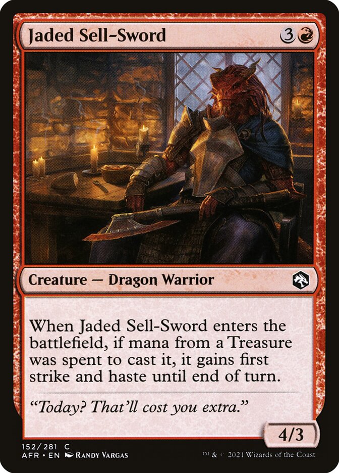 Jaded Sell-Sword Foil