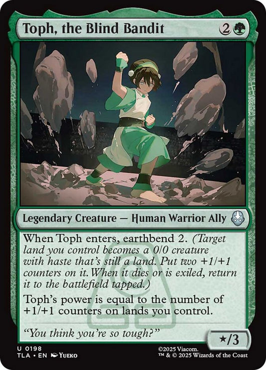 Toph, the Blind Bandit Foil