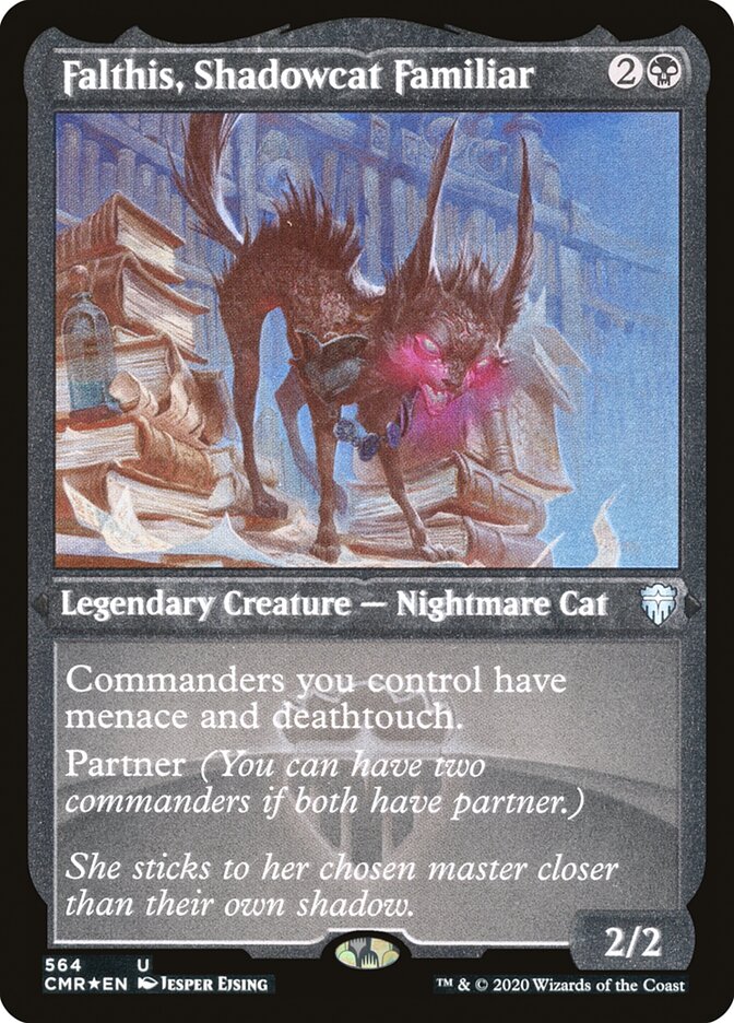 Falthis, Shadowcat Familiar Etched Foil