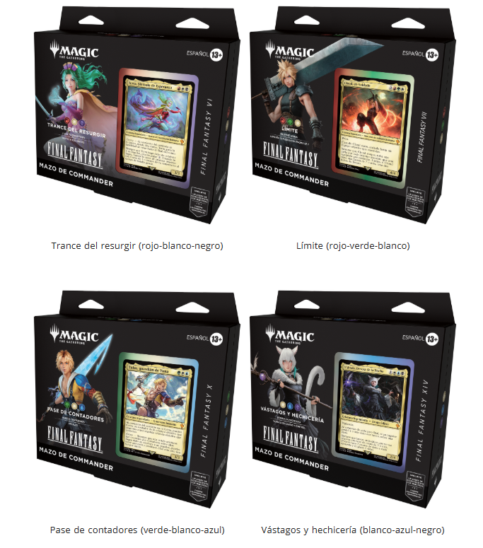 Commander Final Fantasy Español (Set 4)