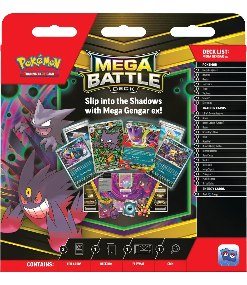 Pokemon Mega Battle Decks Gengar Ex Diancie Ex (Par)