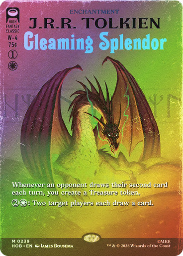 Gleaming Splendor Book Cover Foil