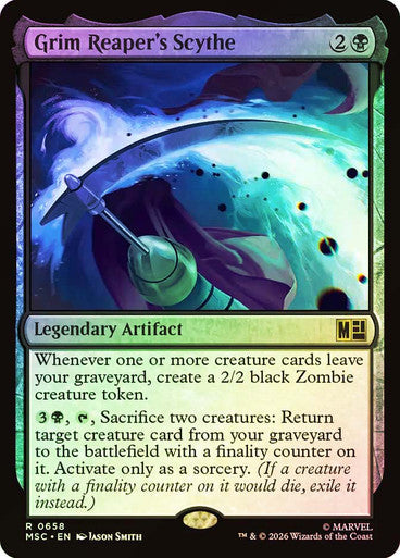 Grim Reaper's Scythe Foil