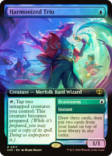 Harmonized Trio // Brainstorm Extended Art Foil