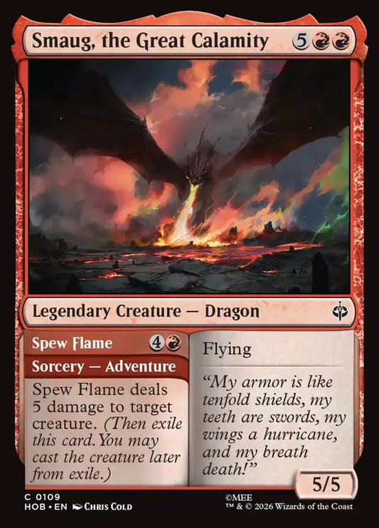 Smaug, the Great Calamity // Spew Flame Foil