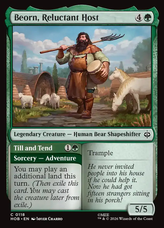 Beorn, Reluctant Host // Till and Tend Foil