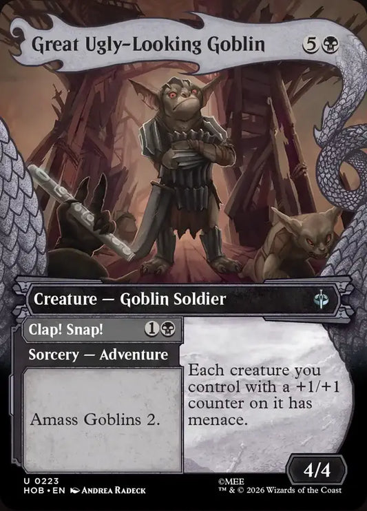 Great Ugly-Looking Goblin // Clap! Snap! Dragon Frame Foil