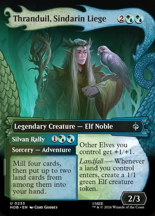 Thranduil, Sindarin Liege // Silvan Rally Dragon Frame Foil