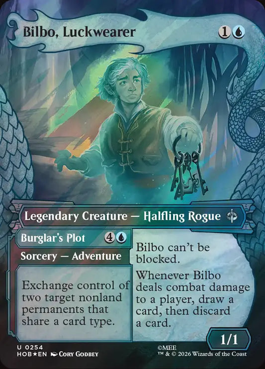 Bilbo, Luckwearer // Burglar's Plot Dragon Frame Surge Foil