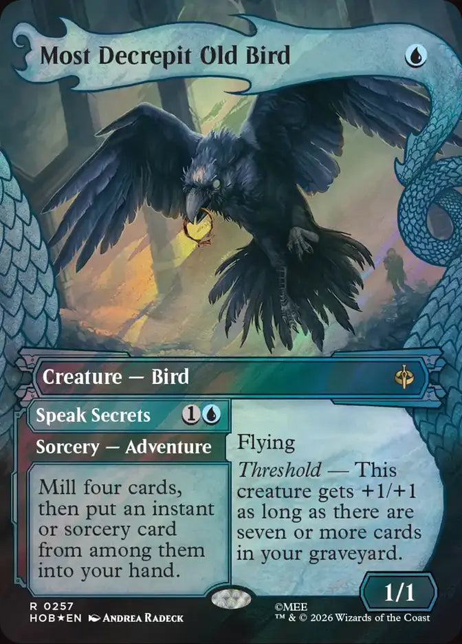 Most Decrepit Old Bird // Speak Secrets Dragon Frame Surge Foil