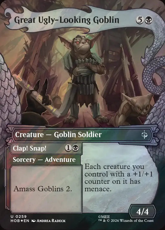 Great Ugly-Looking Goblin // Clap! Snap! Dragon Frame Surge Foil