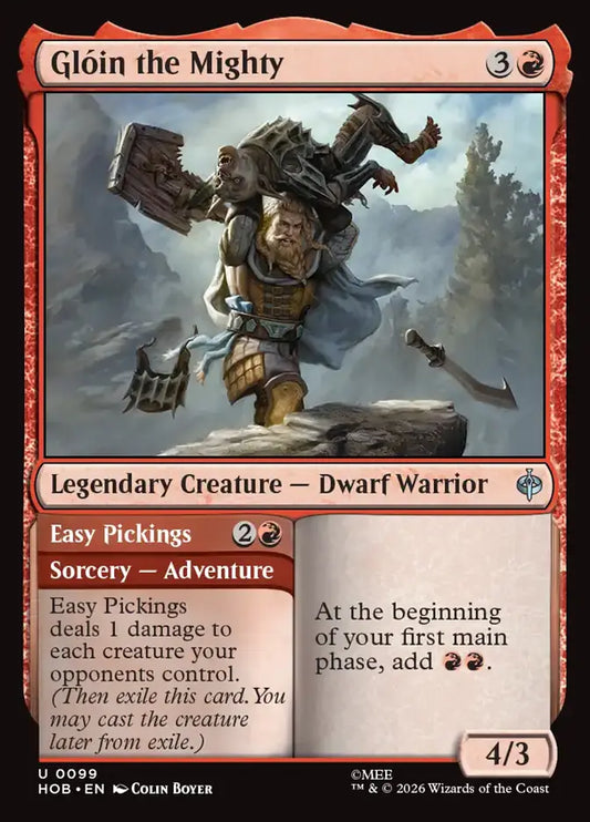Glóin the Mighty // Easy Pickings Foil