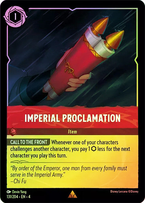 Imperial Proclamation