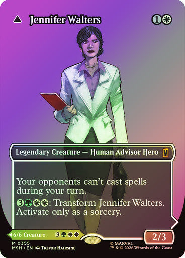 Jennifer Walters // The Sensational She-Hulk Borderless Logo Foil