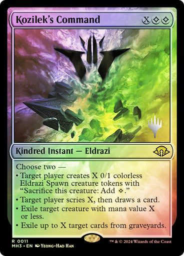 Kozilek's Command Promo Pack Foil