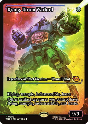 Krang, Utrom Warlord Japan Showcase Foil