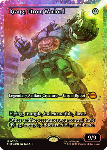 Krang, Utrom Warlord Japan Showcase Fracture Foil