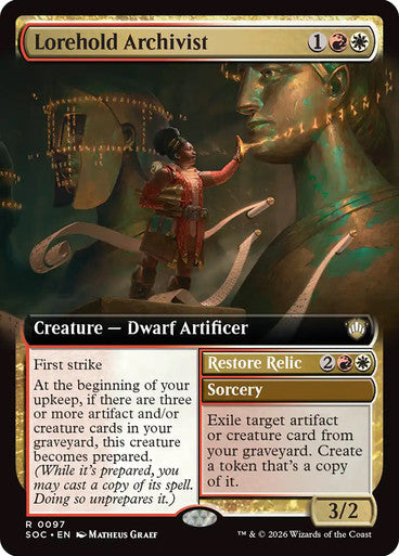 Lorehold Archivist // Restore Relic Extended Art