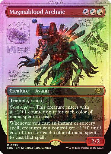 Magmablood Archaic Borderless Foil