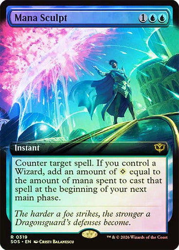 Mana Sculpt Extended Art Foil