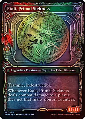 Etali, Primal Conqueror // Etali, Primal Sickness Showcase Foil