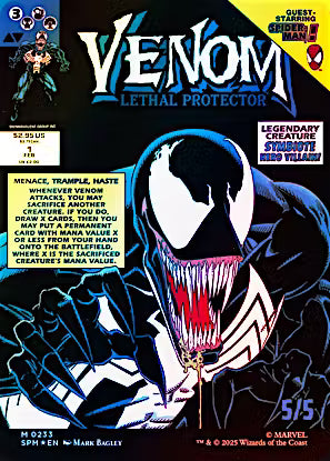 Eddie Brock // Venom, Lethal Protector Borderless Foil