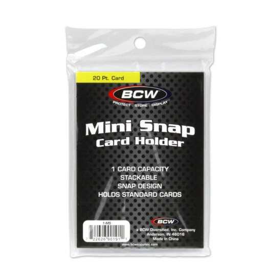 BCW Mini Snap Card Holder