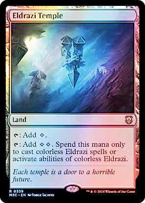 Eldrazi Temple Ripple Foil