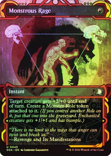 Monstrous Rage Foil