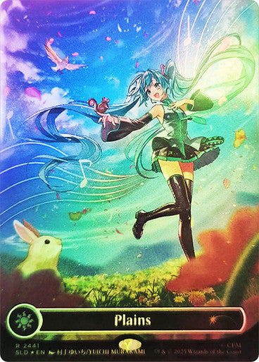 Plains Secret Lair Foil Borderless (Hatsune Miku)