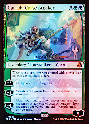Garruk, Curse Breaker Promo Pack Foil