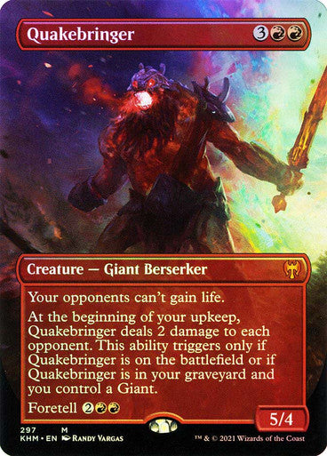 Quakebringer Borderless Foil