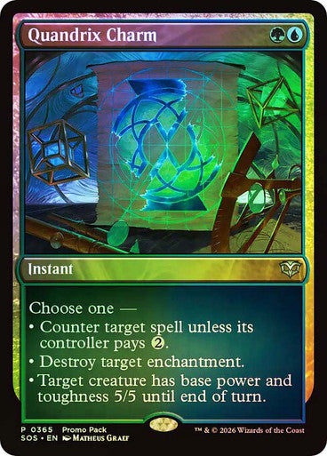 Quandrix Charm Promo Foil
