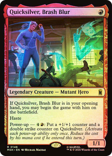 Quicksilver, Brash Blur Foil
