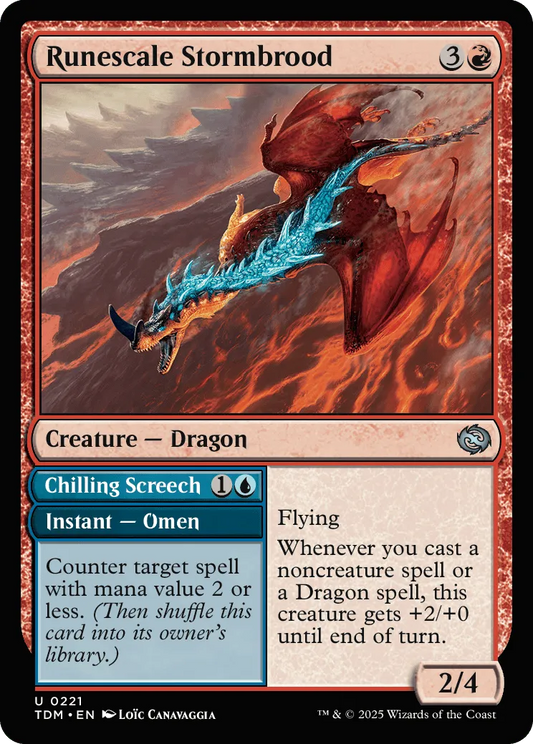Runescale Stormbrood // Chilling Screech Foil