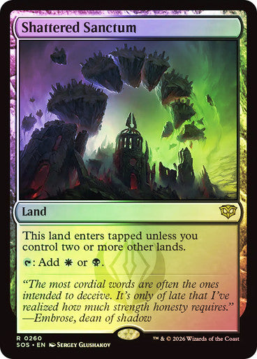 Shattered Sanctum Foil