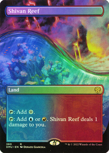 Shivan Reef Borderless Foil