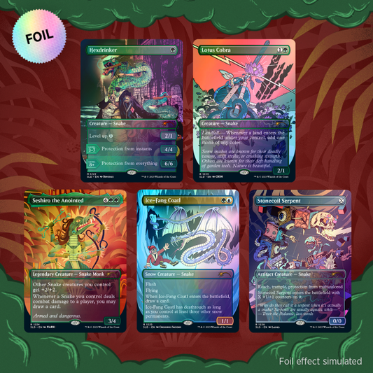Secret Lair Ssssssnakessssss Foil