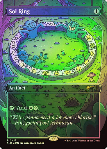 Sol Ring Secret Lair Borderless Foil