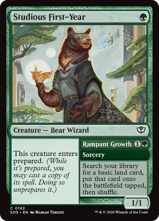 Studious First-Year // Rampant Growth Foil