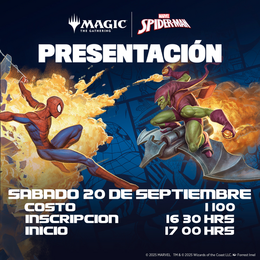Prelanzamiento MTG: Marvel's Spider-Man Sábado 20 09 2025