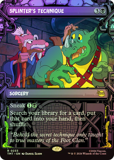 Splinter's Technique Sewer Frame Foil