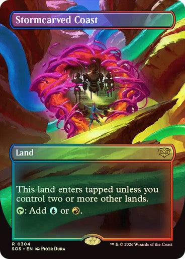 Stormcarved Coast Borderless Foil