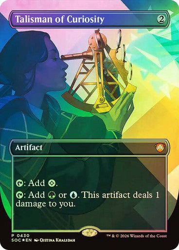Talisman of Curiosity Borderless Foil