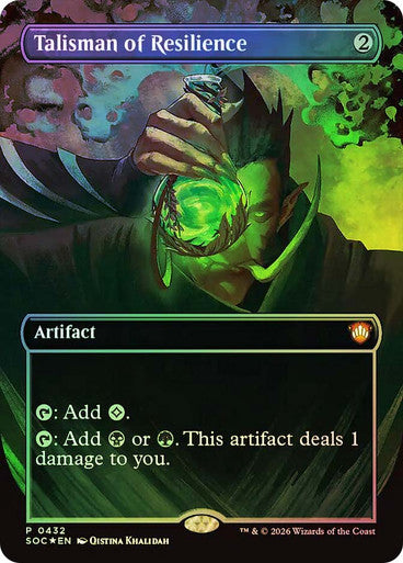 Talisman of Resilience Borderless Foil