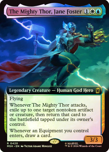 The Mighty Thor, Jane Foster Extended Art Foil
