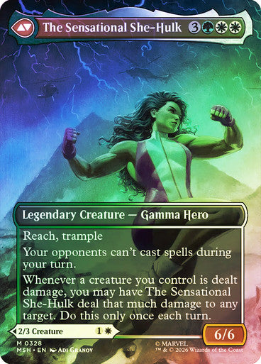 Jennifer Walters // The Sensational She-Hulk Borderless Scene Foil