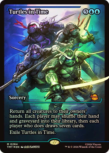 Turtles in Time Japan Showcase Foil