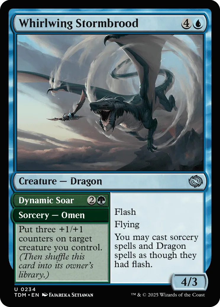 Whirlwing Stormbrood // Dynamic Soar Foil